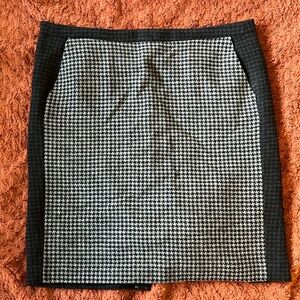 J. Crew | houndstooth pencil skirt | 16